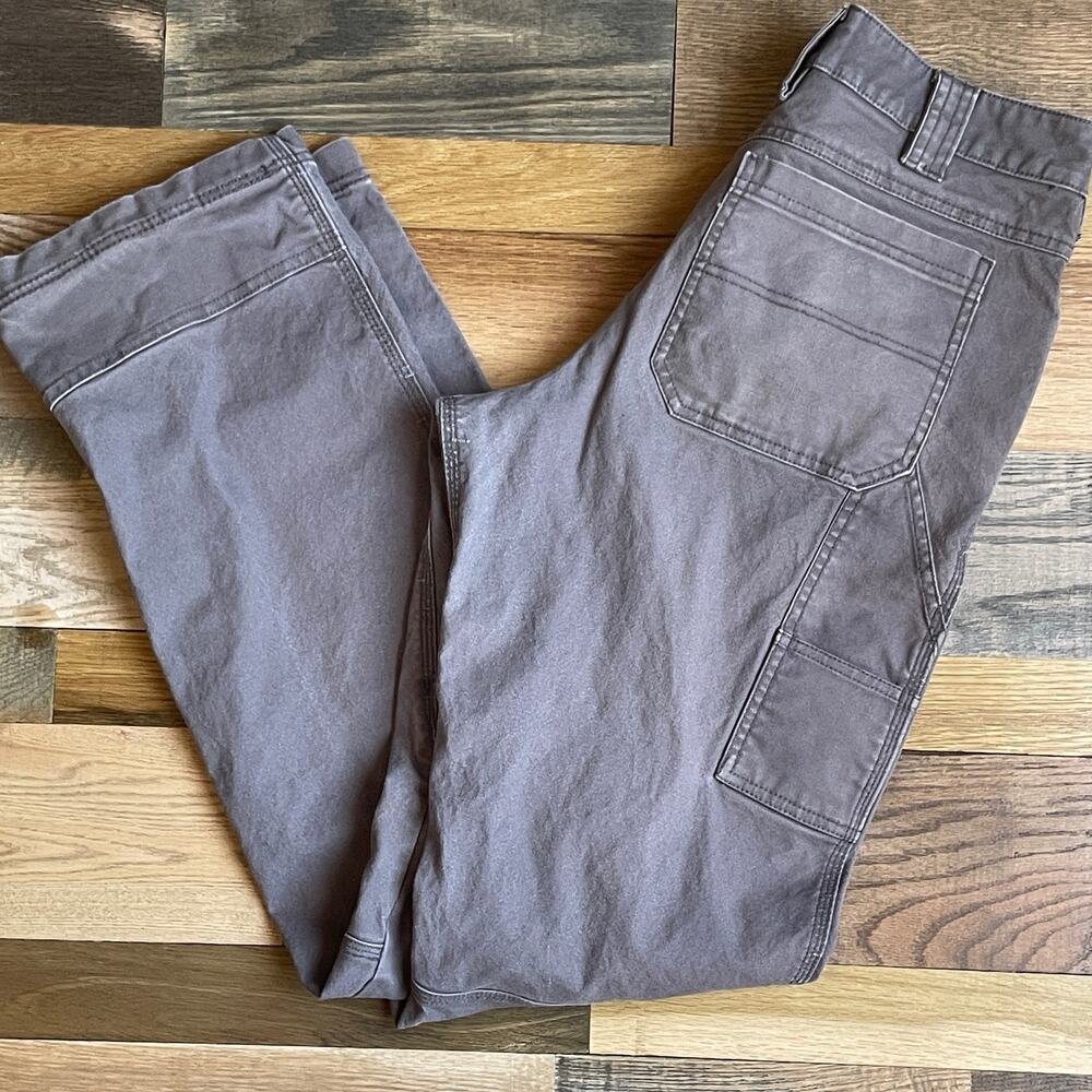 Noble Outfitters Hammer Drill Canvas Work Pants 32x36 Brown Carpenter